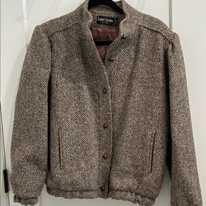 80’s Union Made Larry Levine 100% Pure Wool Tweed Jacket |Size Large